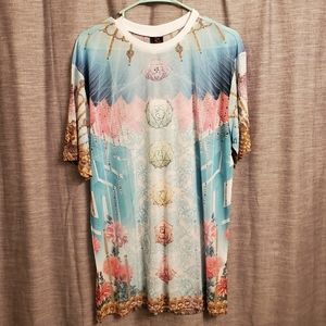 💙 Mind of the Mantra - The Visuddah Mesh Printed Tee 💙